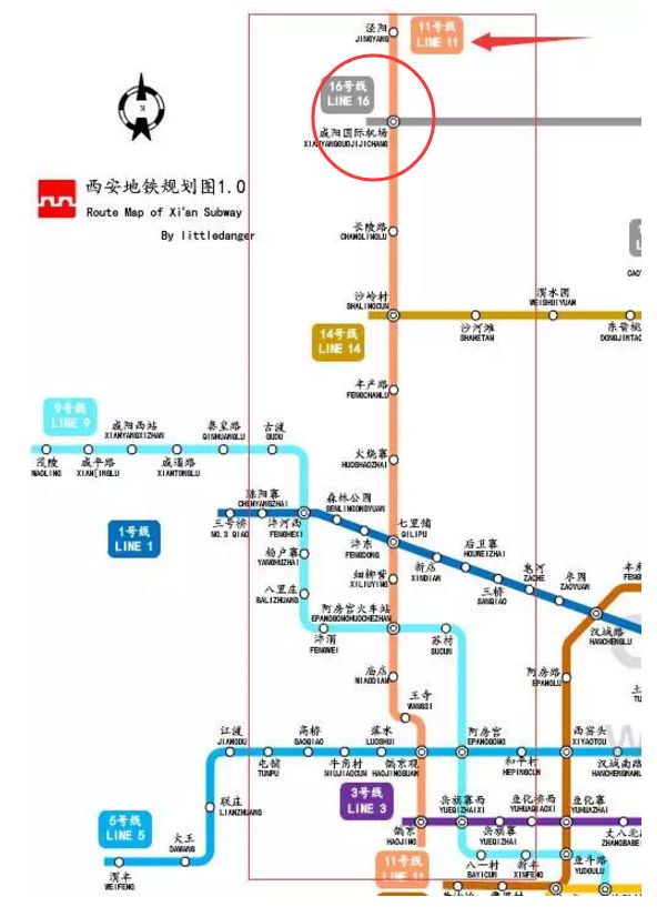 西安地铁5号线线路站点基本确定_西安地铁线路_西安六号地铁线路