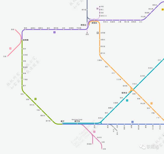 全国高铁图_高铁全国地图_高铁图2021