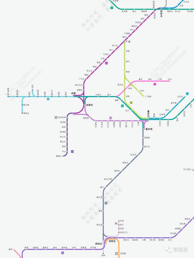全国高铁图_高铁全国地图_高铁图2021