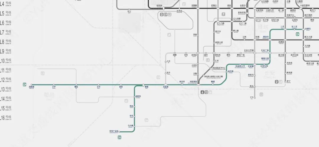 西安地铁规划高清图_西安地铁12号线规划图_西安地铁规划6号线路