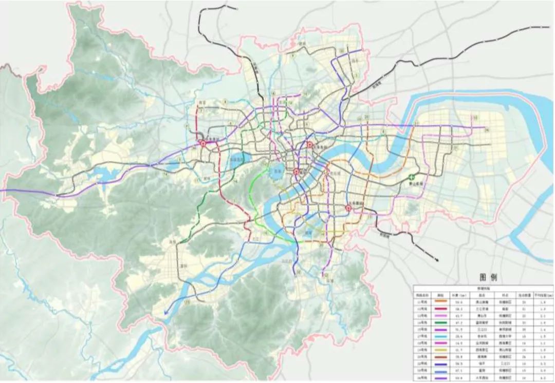 杭州2035地铁总体规划_杭州地铁规划2035_杭州地铁规划2035年规划