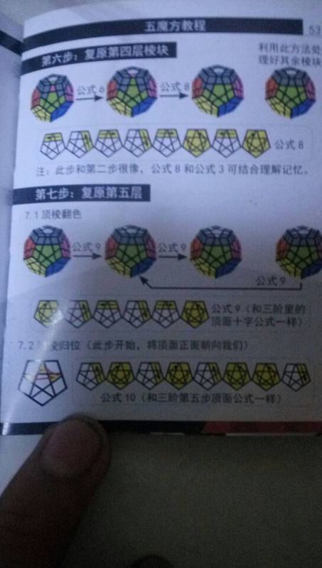 阶魔方视频教程_阶魔方教程1~7步骤_三阶魔方完整1一7公式